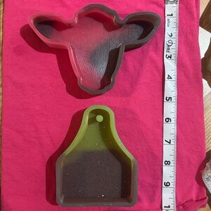 Cow and Tag Shaped Silicone Molds